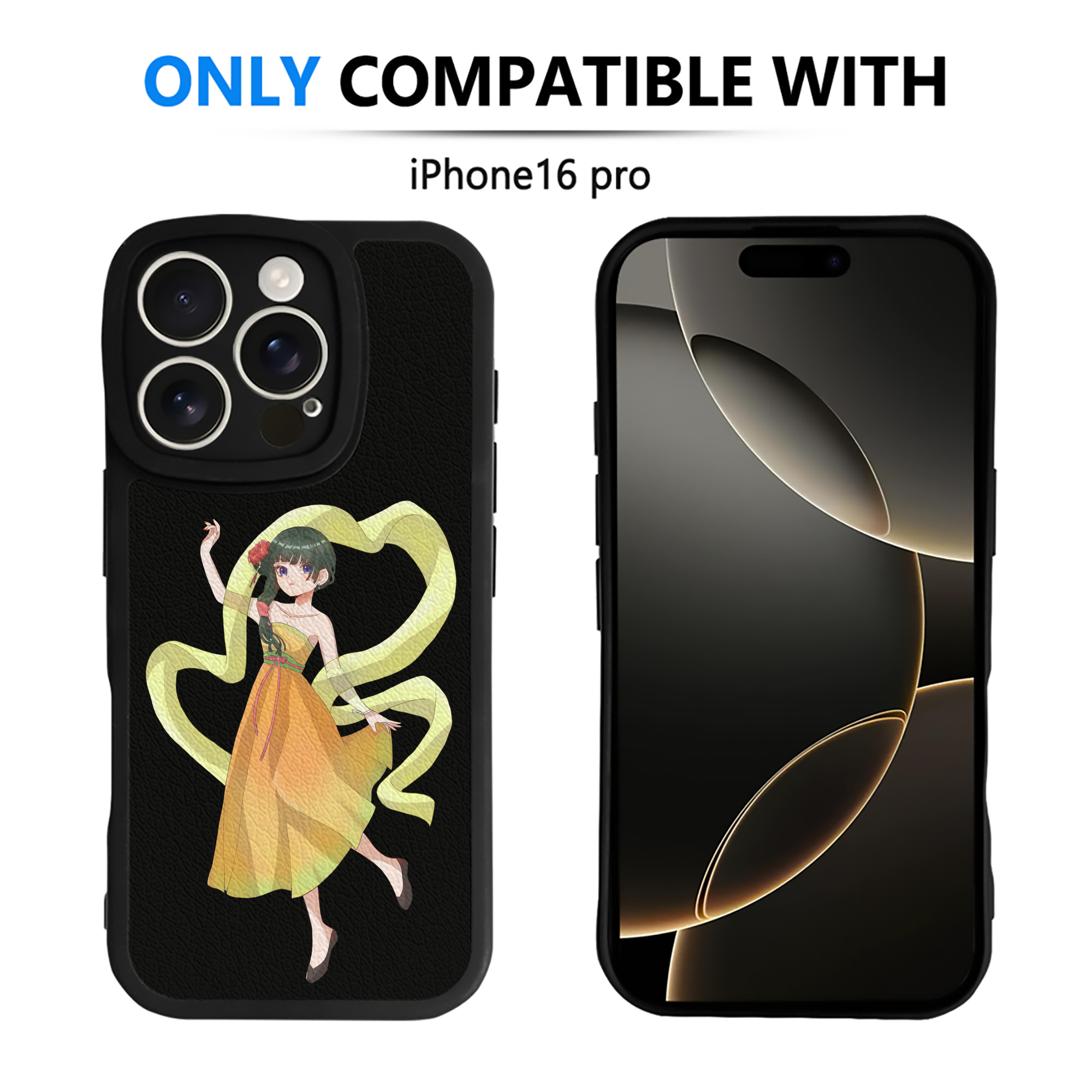 薬屋のひとりごと The Apothecary Diaries 【iPhone 16シリーズ対応】シリコンスマホケース（レザー調） 材質：シリコン
